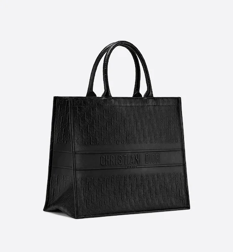 LARGE DIOR BOOK TOTE Black Dior  Calfskin (42 x 35 x 18.5 cm)