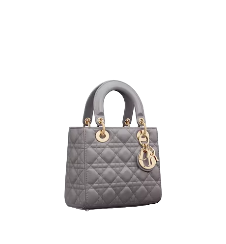 SMALL LADY DIOR MY  BAG Steel Gray