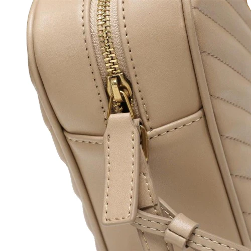 Quilted leather medium-sized shoulder bag