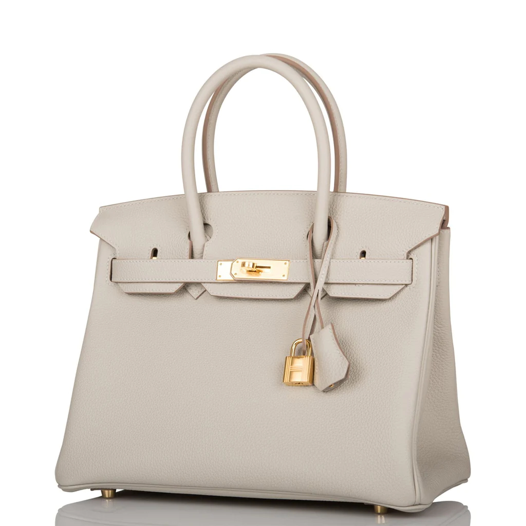 HE&&ME Birkin 30 Gris Perle Togo Gold Hardware