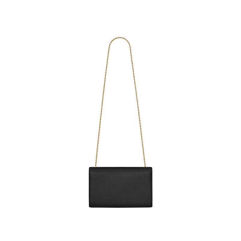 Kate Bag In Black Textured Leather