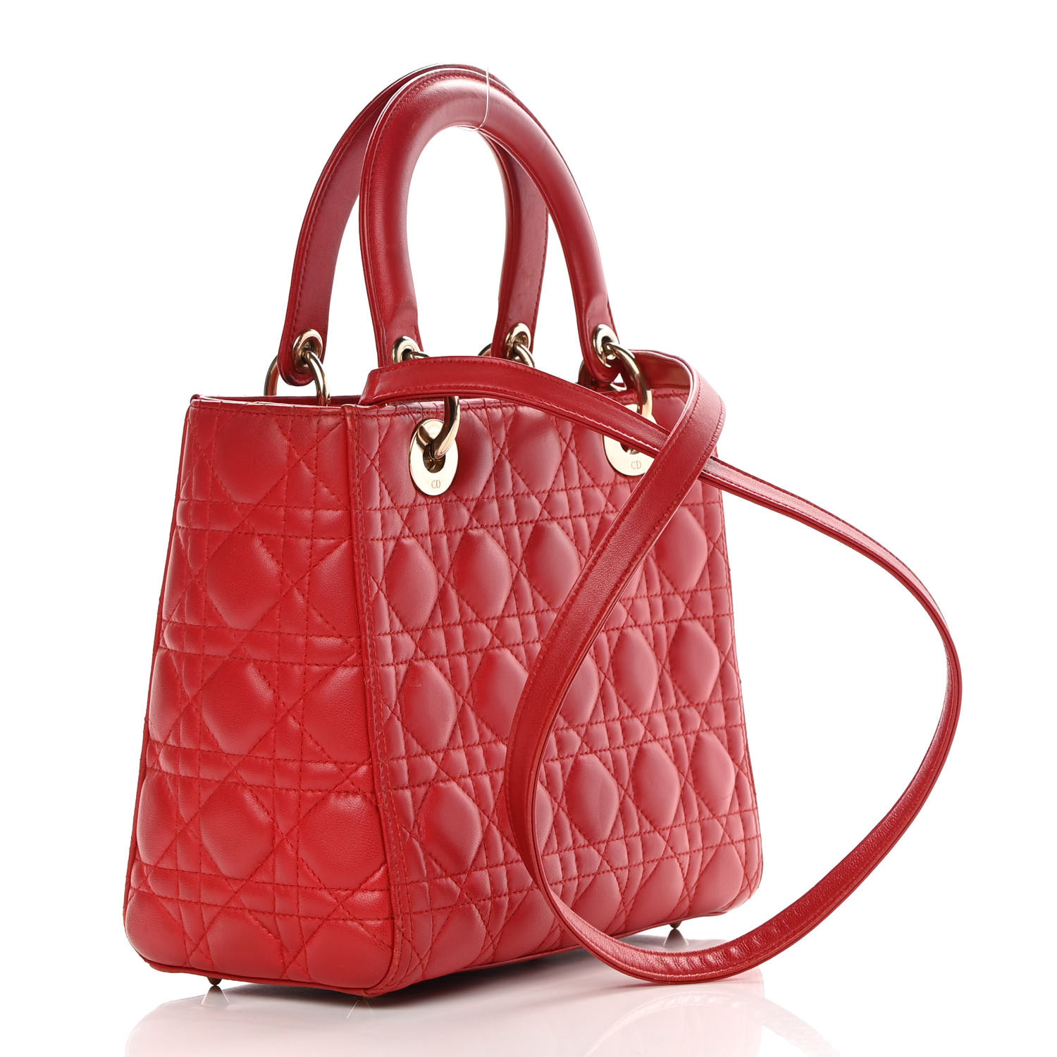 CHRISTIAN  Lady Dior Red