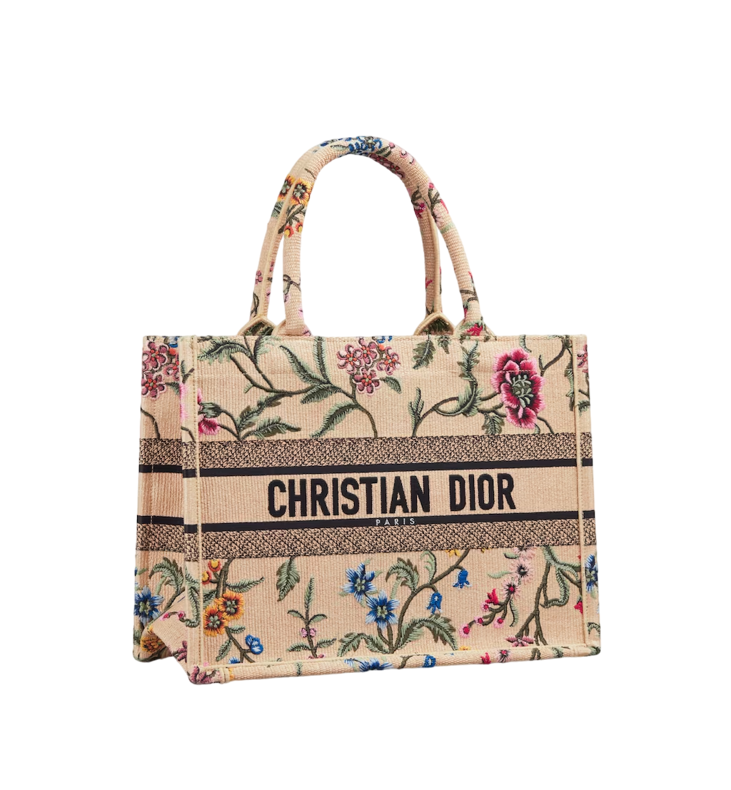 DIOR BOOK TOTE Natural   with Dior  (36 x 27.5 x 16.5 cm)