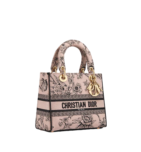 LADY D-LITE BAG Powder Pink Dior