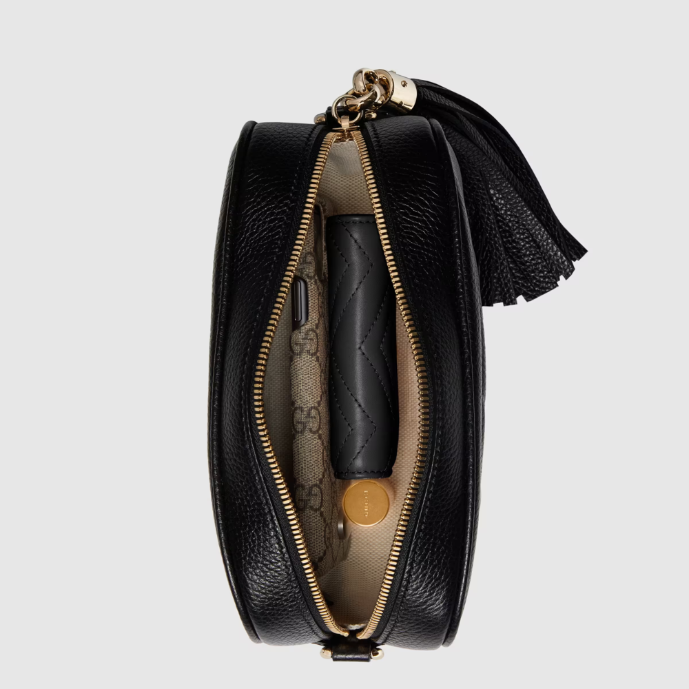 small leather disco bag