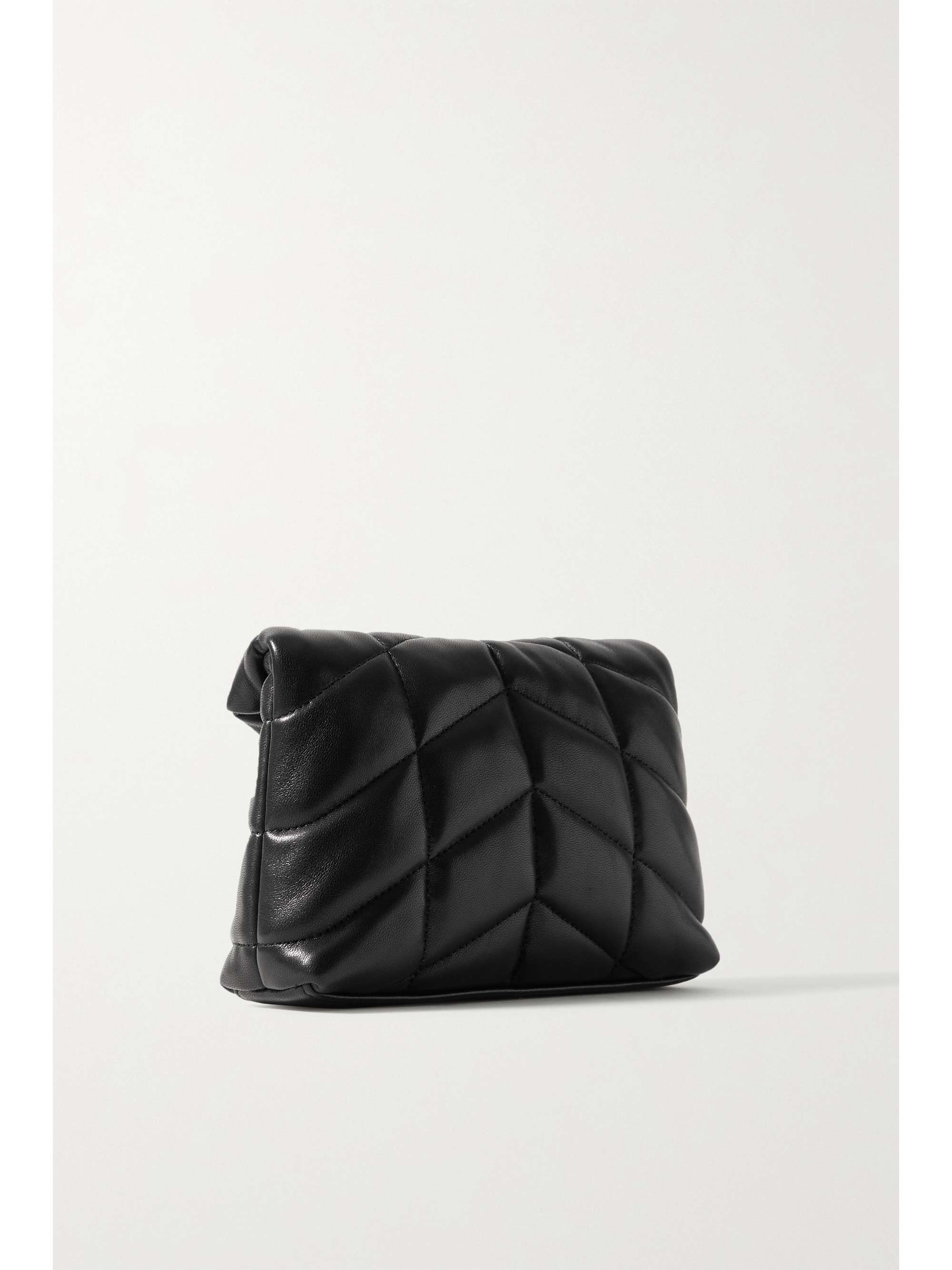 Quilted leather small handbag