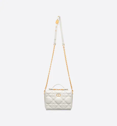 DIOR CARO BOX BAG Latte  Calfskin
