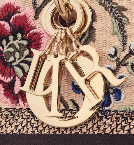 LADY D-LITE BAG Natural   with Dior