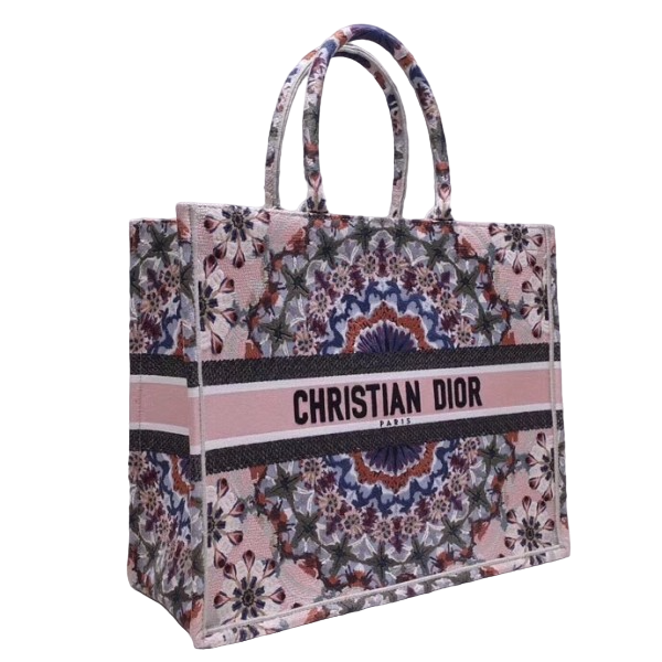 Dior Book Tote Bag In Pink