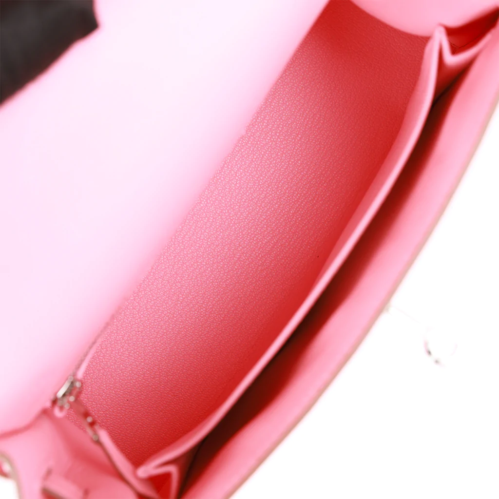 HE&&ME Kelly Sellier 25 Rose Confetti Epsom Palladium Hardware