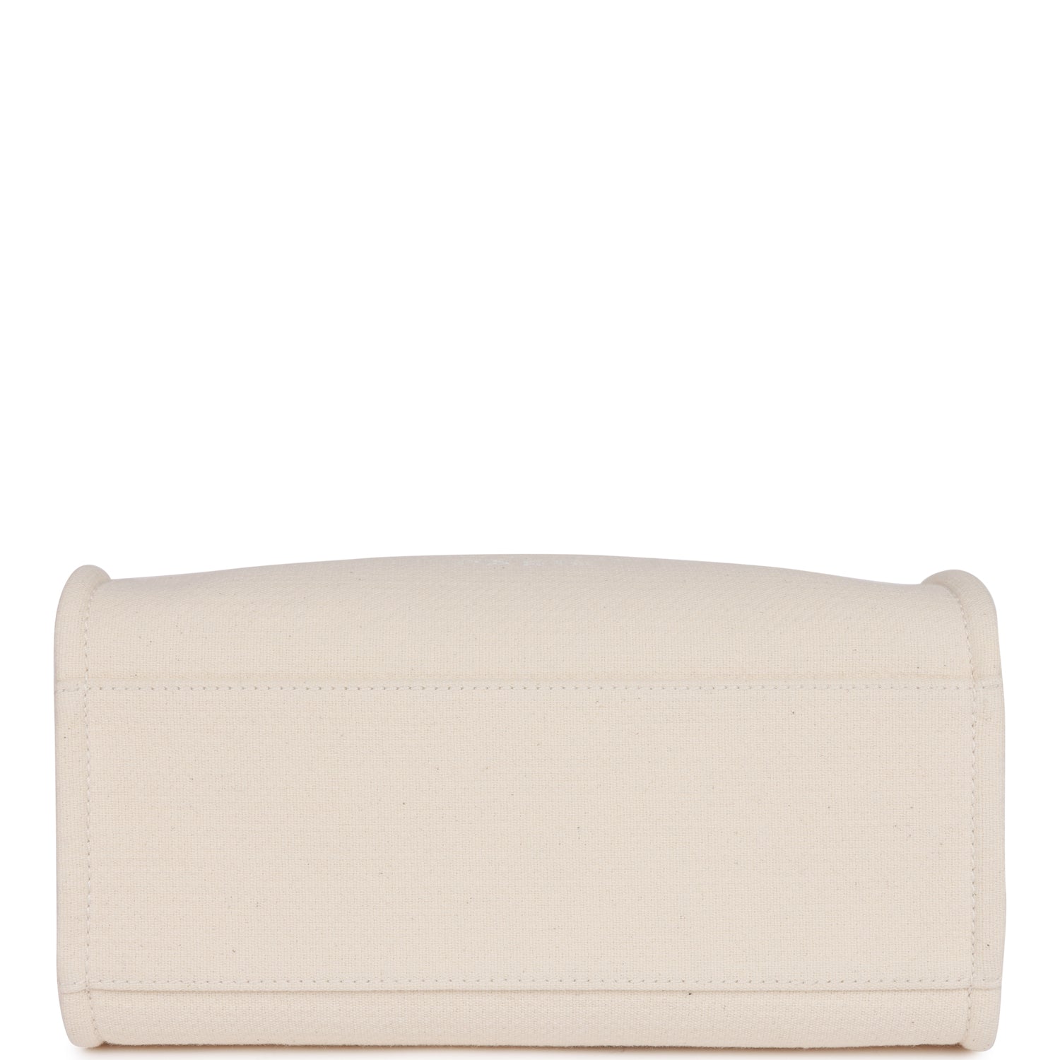 Small Deauville Shopping Bag White Boucle Light Gold Hardware