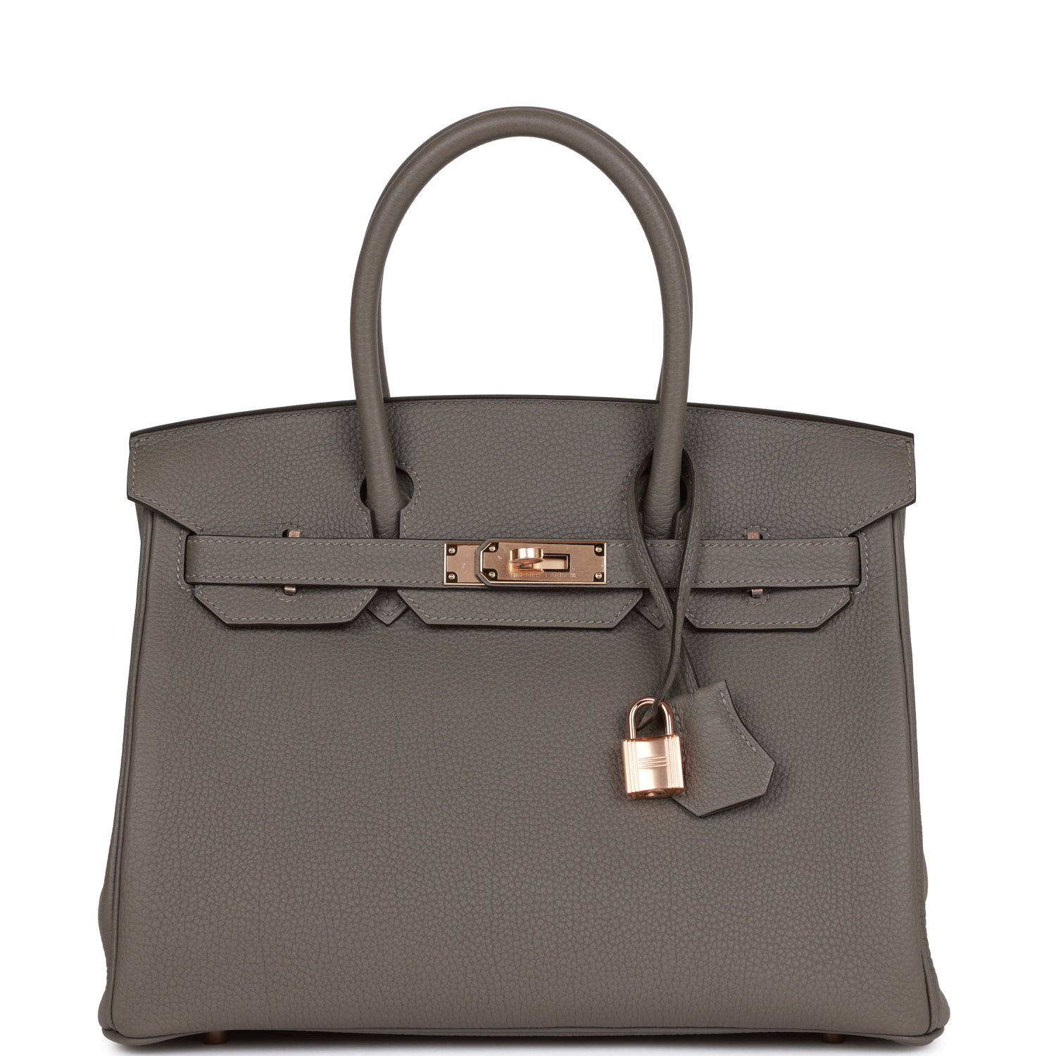 HE&&ME Birkin 30 Gris Meyer Togo Rose Gold Hardware
