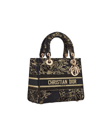 LADY D-LITE BAG Black  Dior  with
