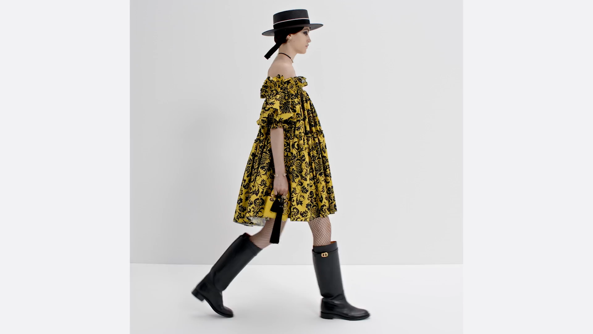 MICRO LADY DIOR BAG Yellow