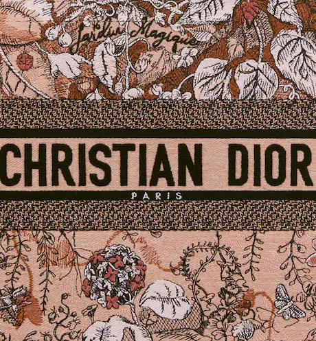 DIOR BOOK TOTE Powder Pink Dior  (36 x 27.5 x 16.5 cm)