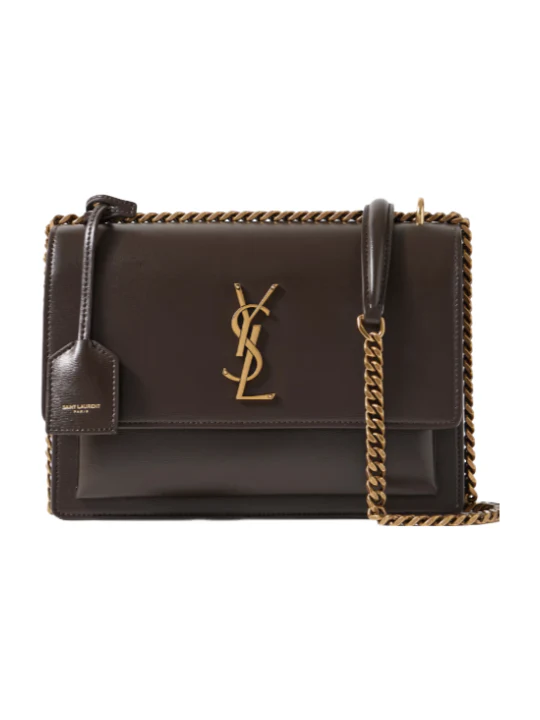 Medium quilted leather shoulder bag