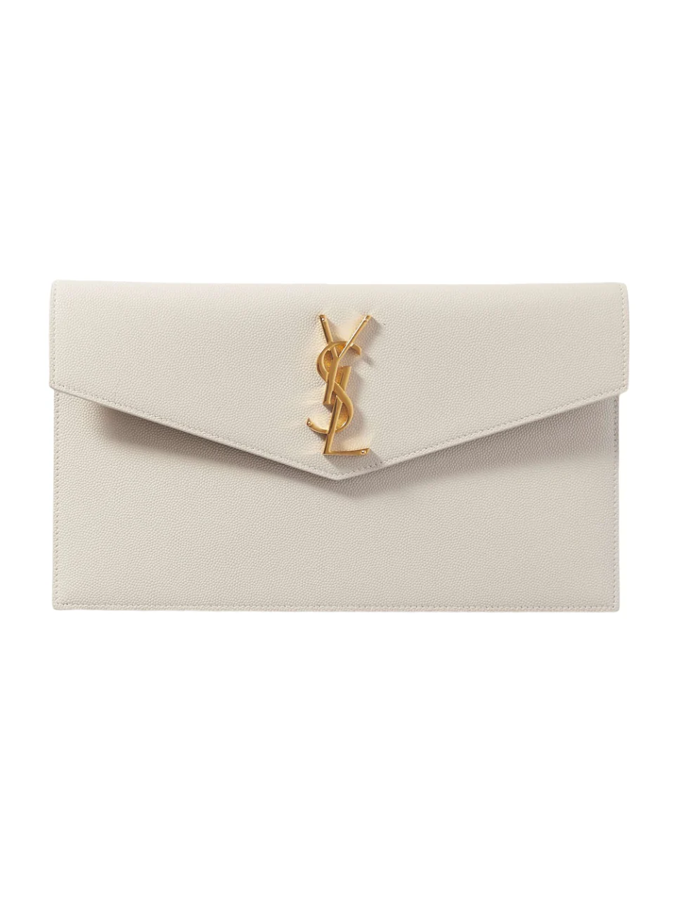 Textured leather pouch