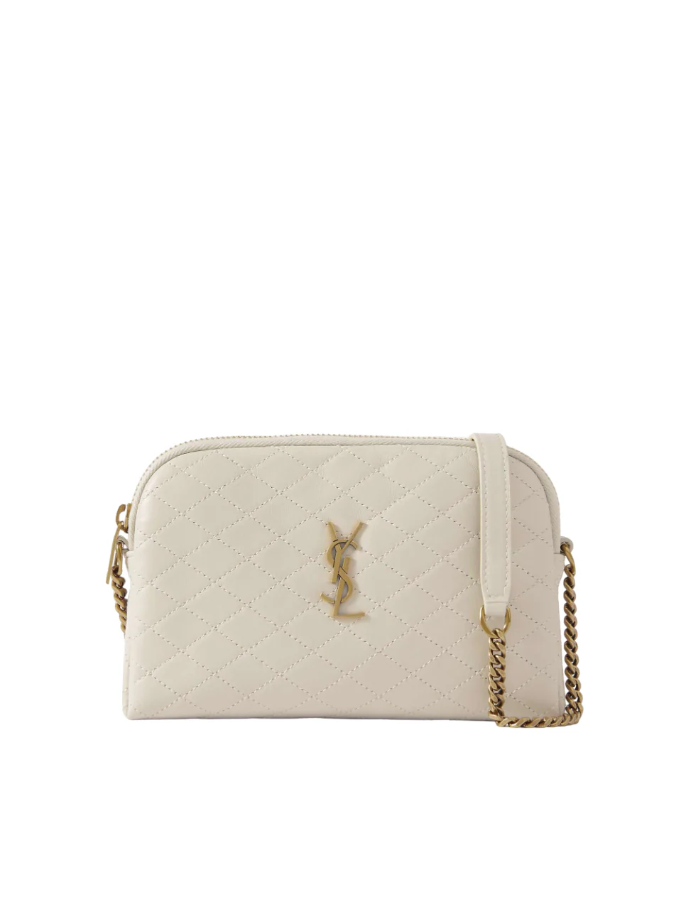 Quilted leather shoulder bag