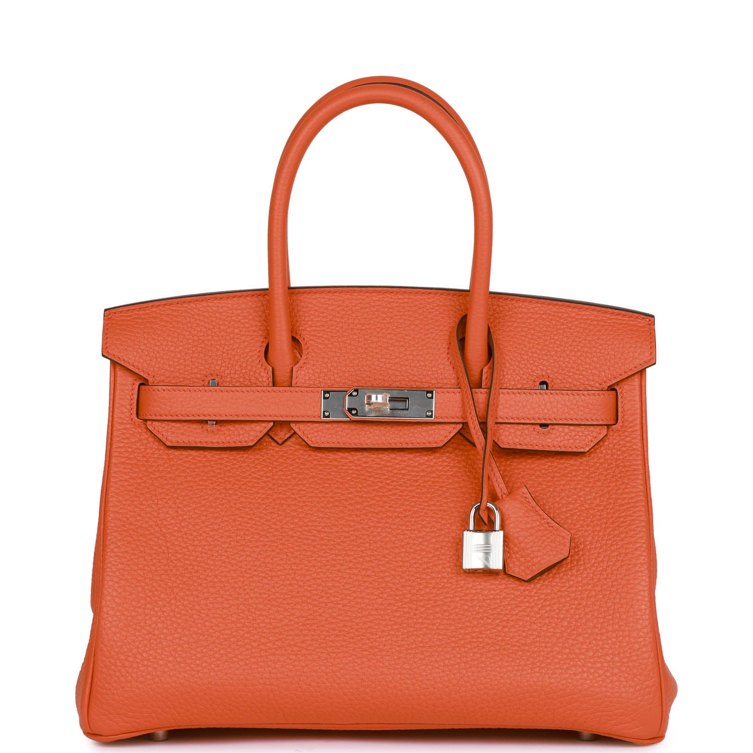 HE&&ME Birkin 30 Orange Poppy Clemence Palladium Hardware
