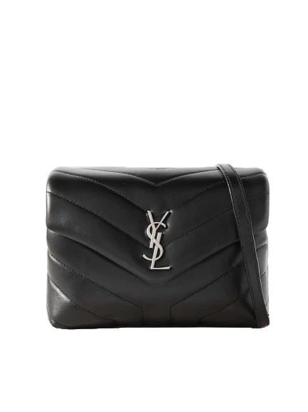 Quilted leather shoulder bag