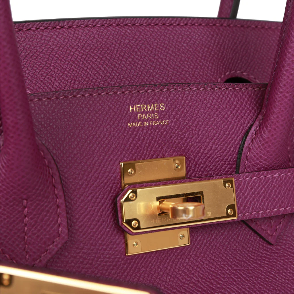 HE&&ME Birkin 30 Anemone Epsom Gold Hardware