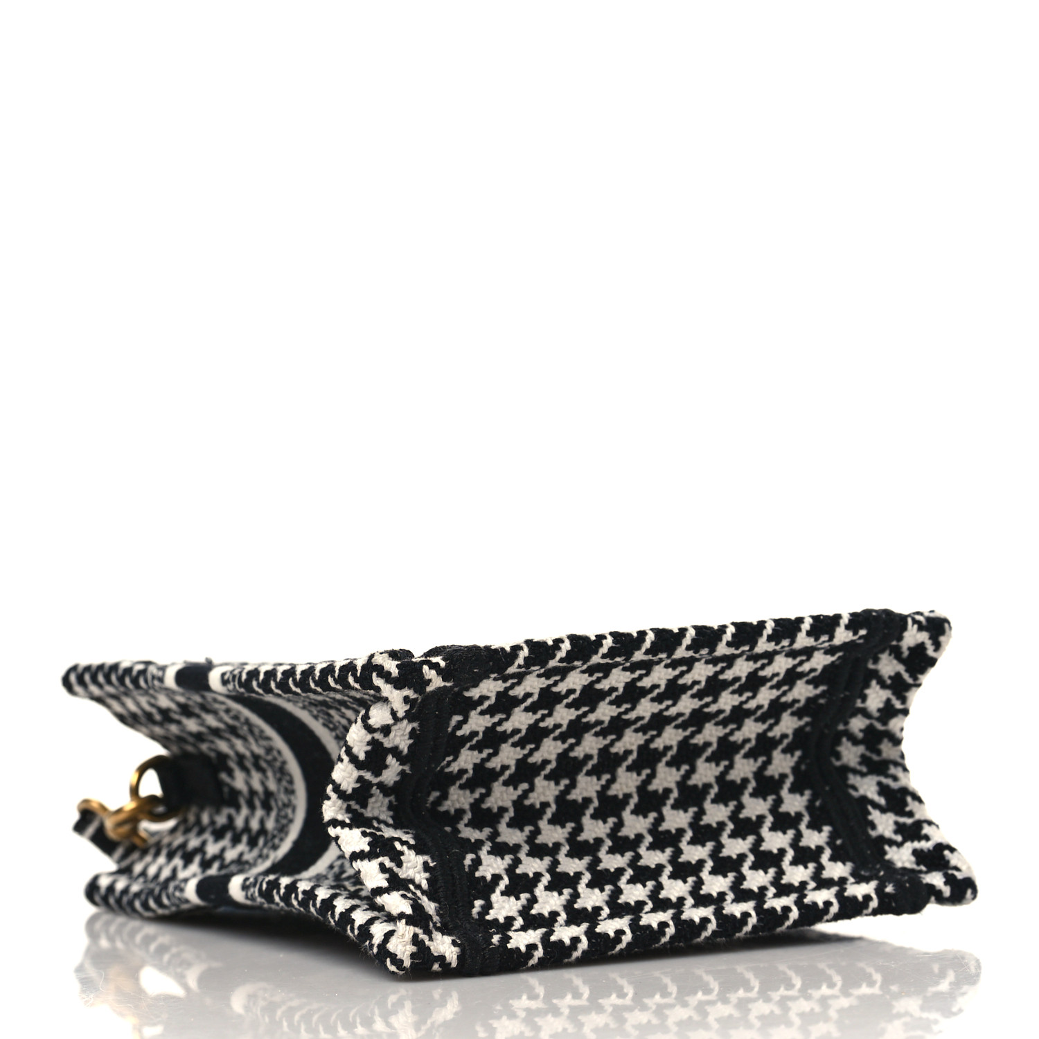 CHRISTIAN DIOR  Mini Book Tote Phone Bag Black White