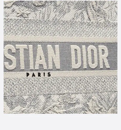 DIOR BOOK TOTE Gray Toile de  (36 x 27.5 x 16.5 cm)