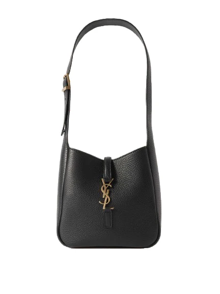 Texture leather mini shoulder bag