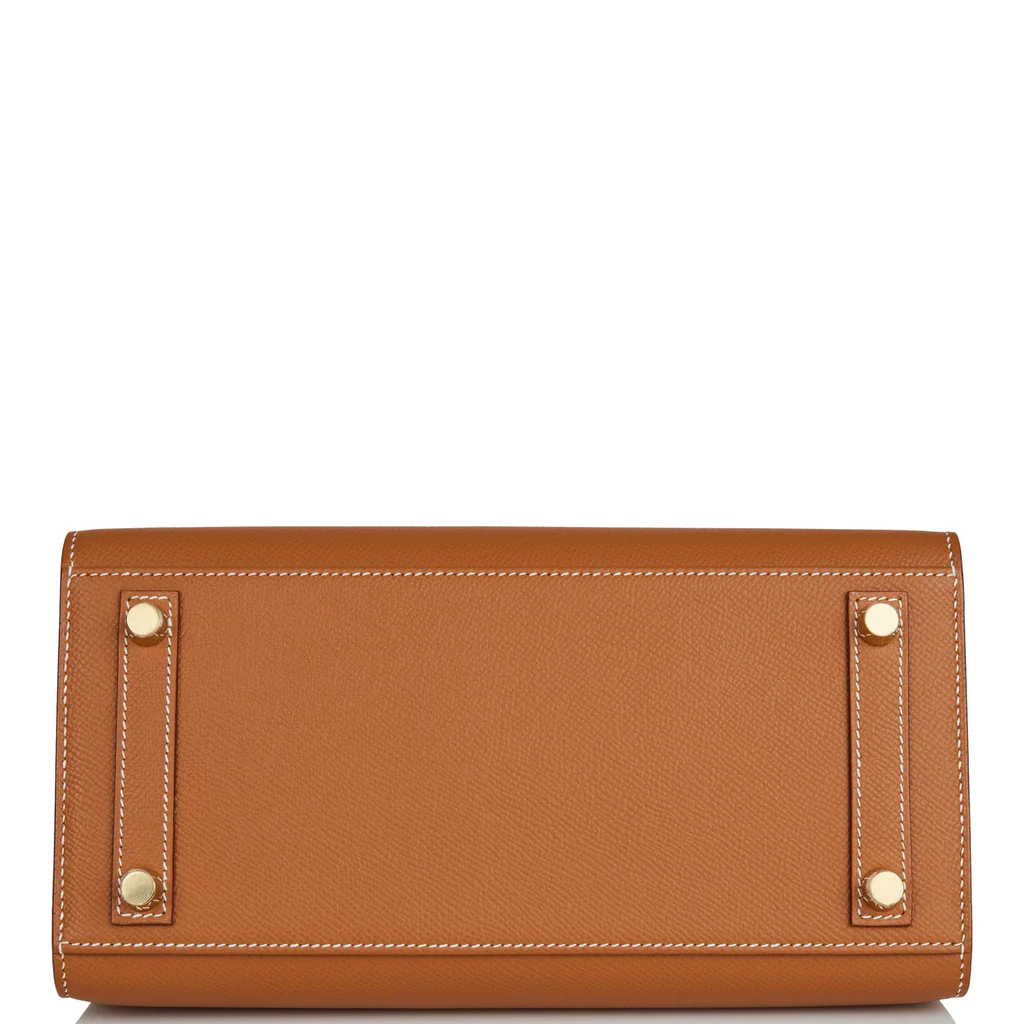 HE&&ME Birkin Sellier 25 Gold Epsom Gold Hardware