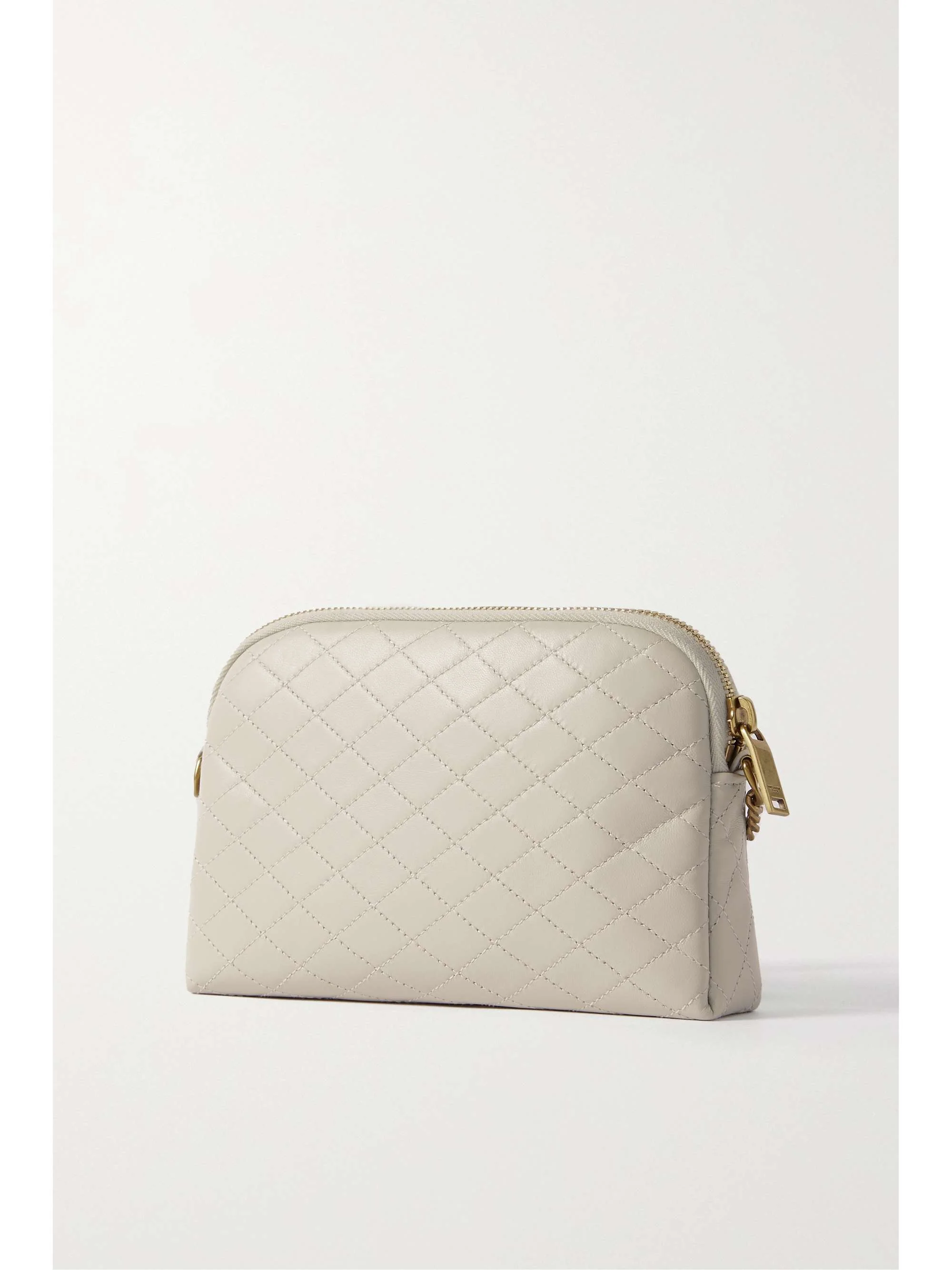 Quilted leather shoulder bag