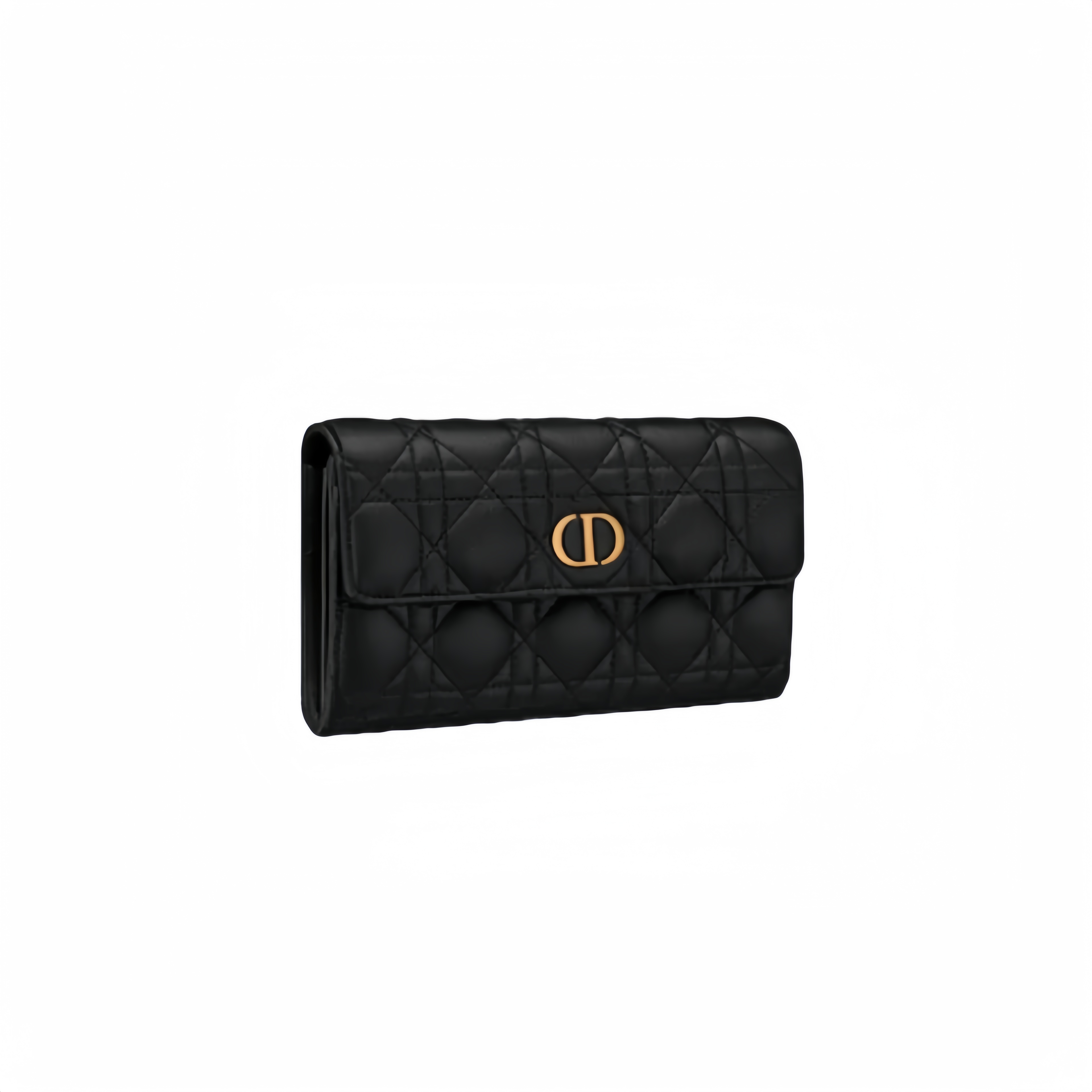 DIOR CARO WALLET Black