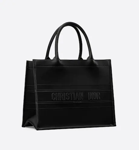DIOR BOOK TOTE Black Calfskin (36 x 27.5 x 16.5 cm)