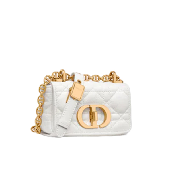 MICRO DIOR CARO BAG Latte