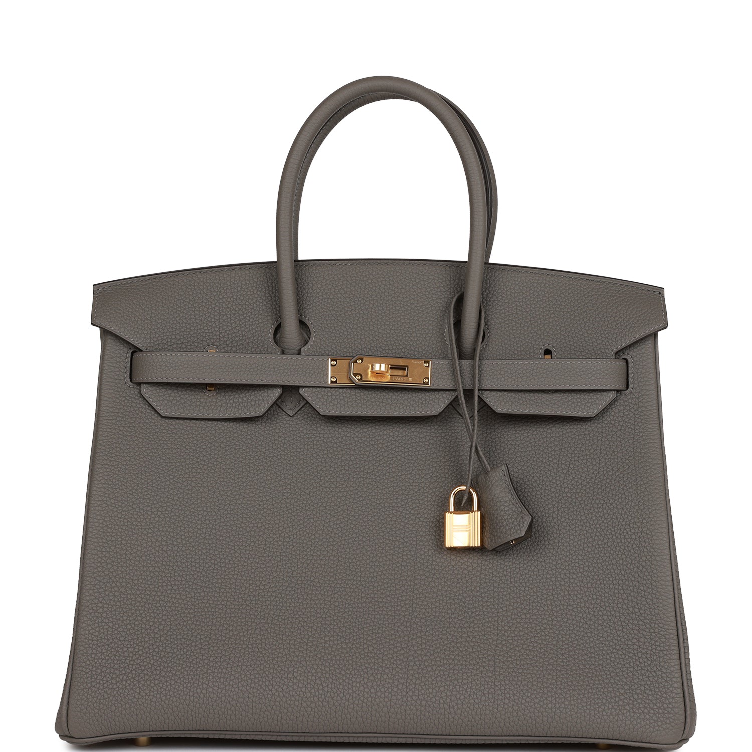 HE&&ME Birkin 35 Gris Meyer Togo Gold Hardware