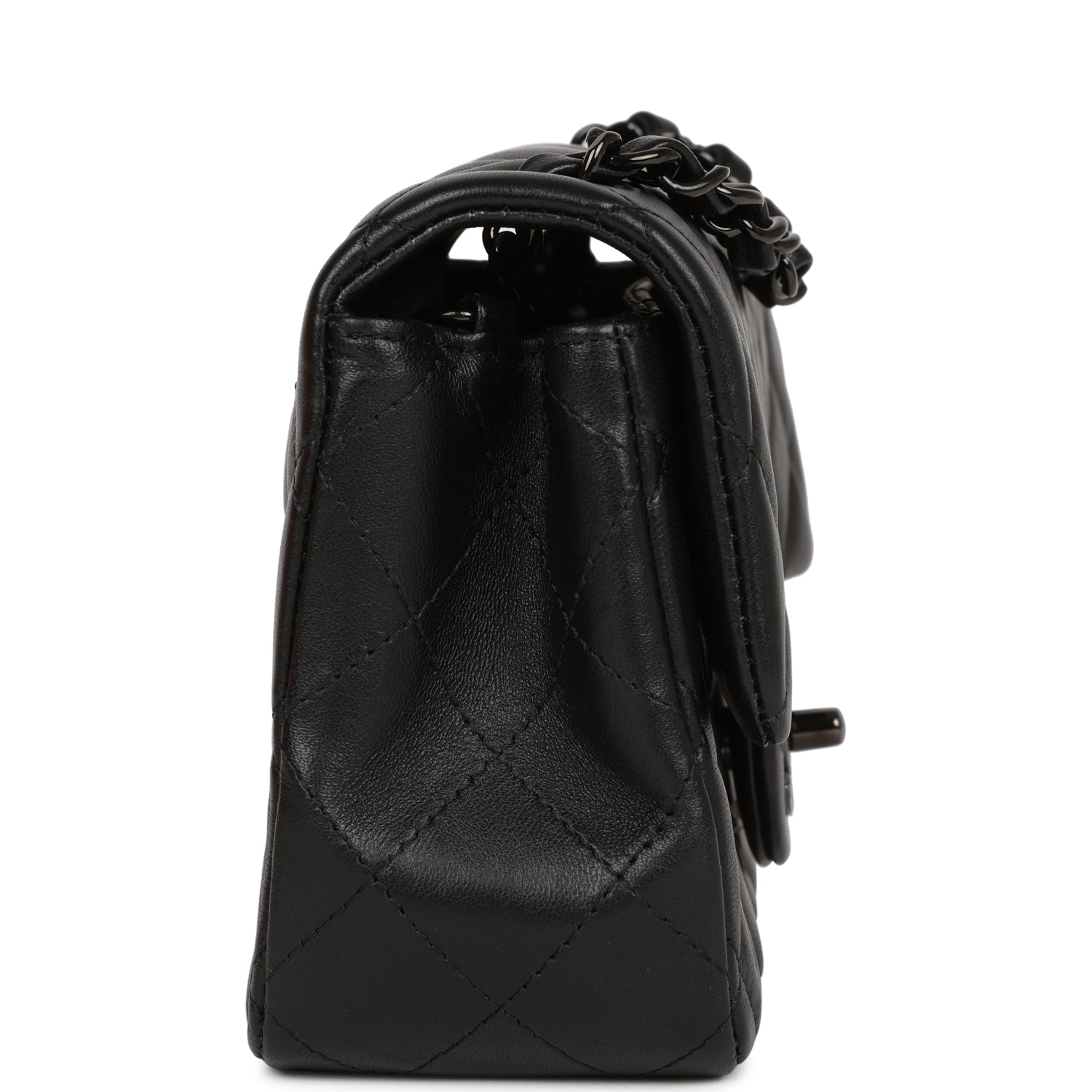 Mini Flap Bag SO Black  Black Hardware for MR