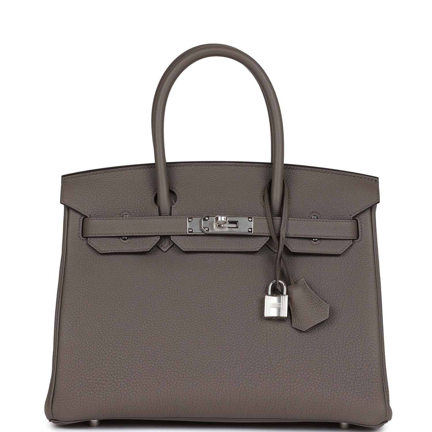 HE&&ME Birkin 30 Etain Togo Palladium Hardware
