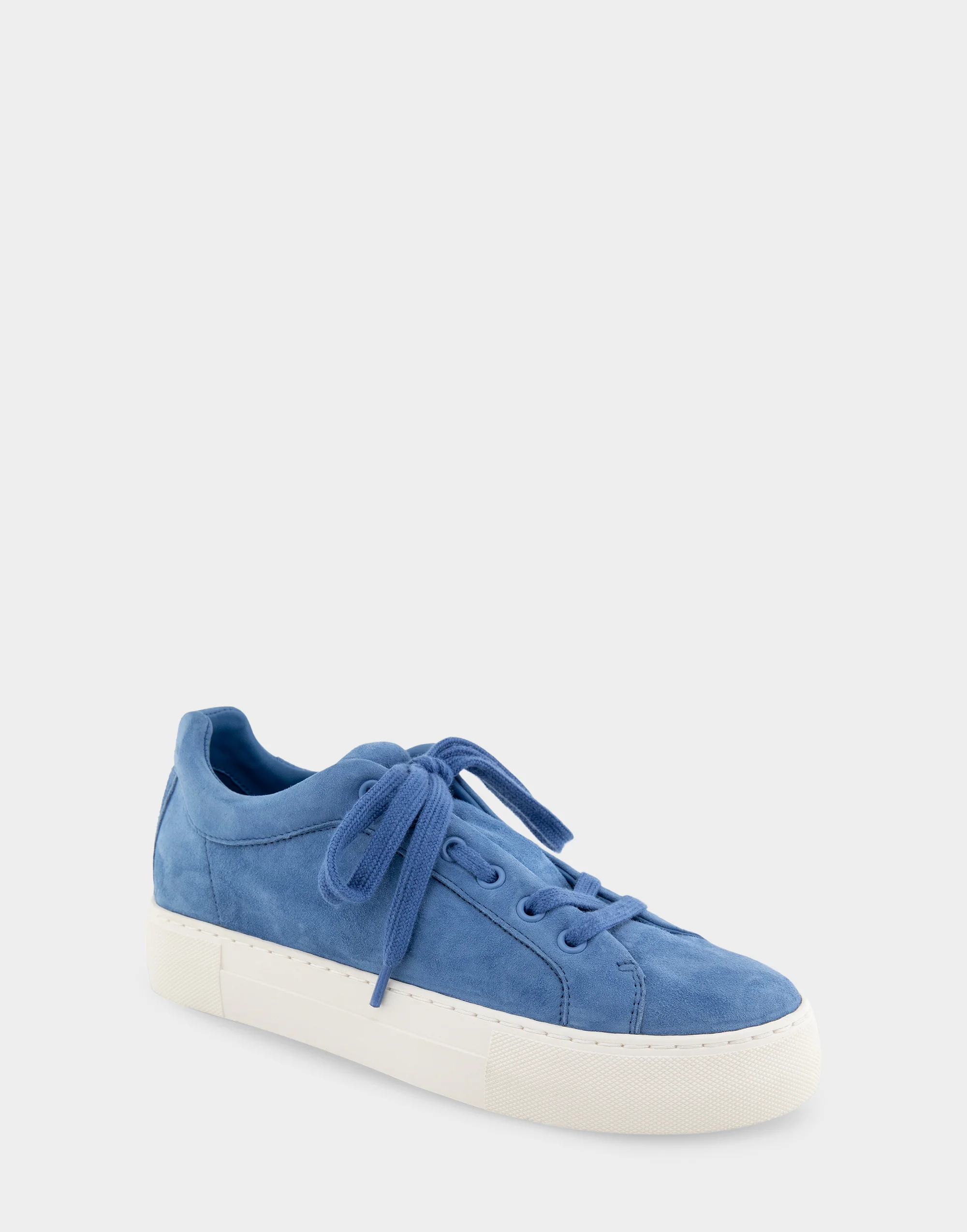 Bo Blue Jean Suede Lace Up Sneakers