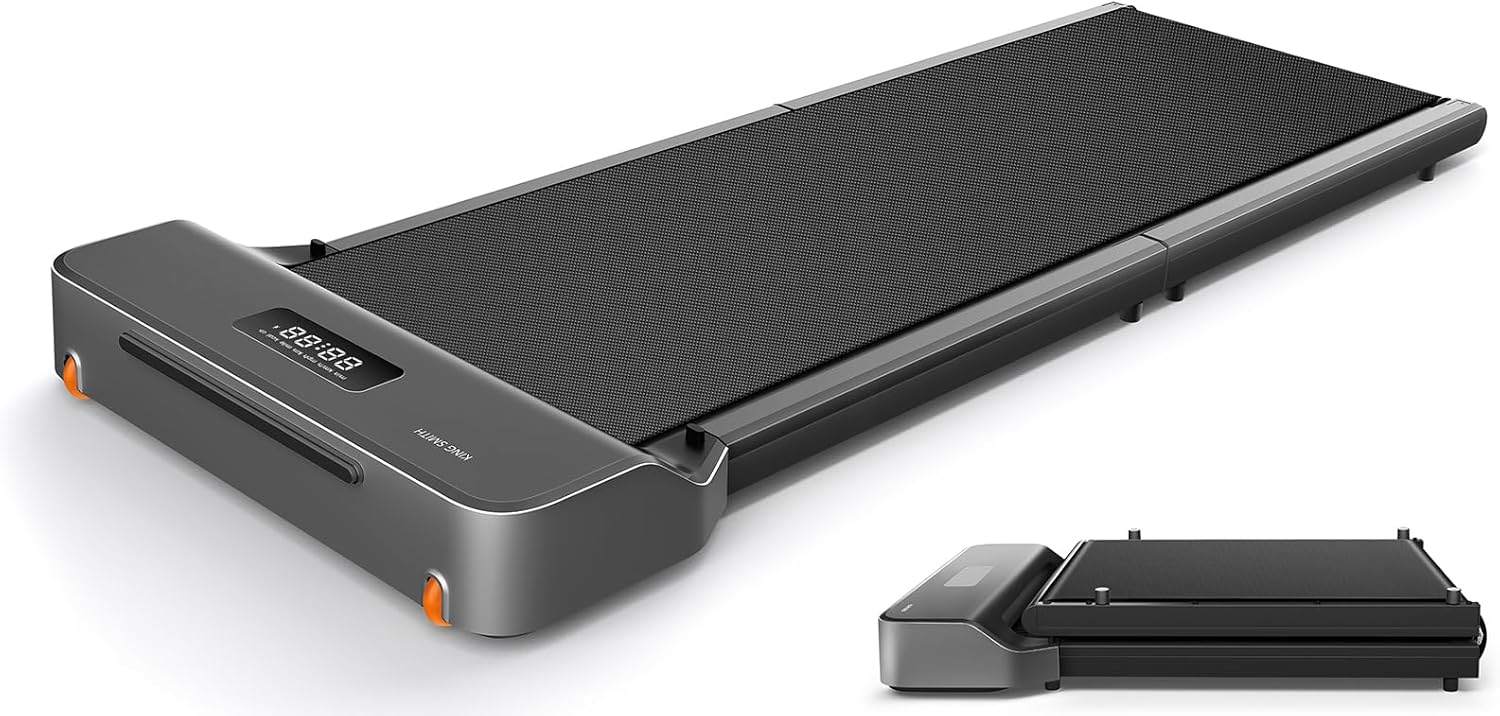 Walkingpad Z1 Walking Pad Treadmill, 180° Folding Under Desk Treadmill for Home Office with Remote Control and LED Display, Compact Treadmill Adjustable Speed 1-6 km/h