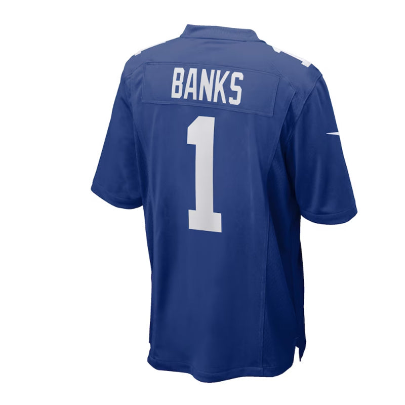 NY.Giants #1 Deonte Banks 2023 Draft First Round Pick Game Jersey ...