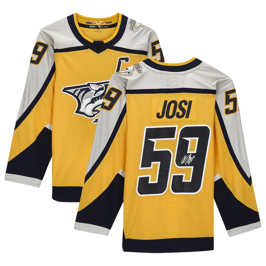 N.Predators 59 Roman Josi Fanatics Authentic Autographed 202021