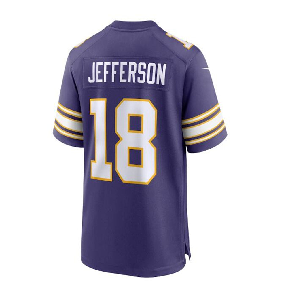 MN.Vikings #18 Justin Jefferson Classic Player Game Jersey - Purple ...