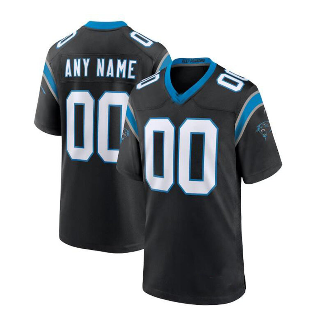 Custom C.Panther Black Game Jersey Stitched American Football Jerseys ...