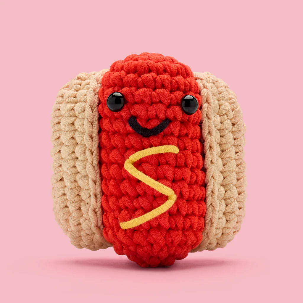 Frank the Hot Dog Crochet Kit