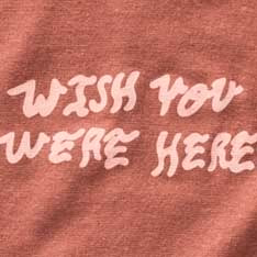The Cotton Hemp Tee in Wish You Were Here