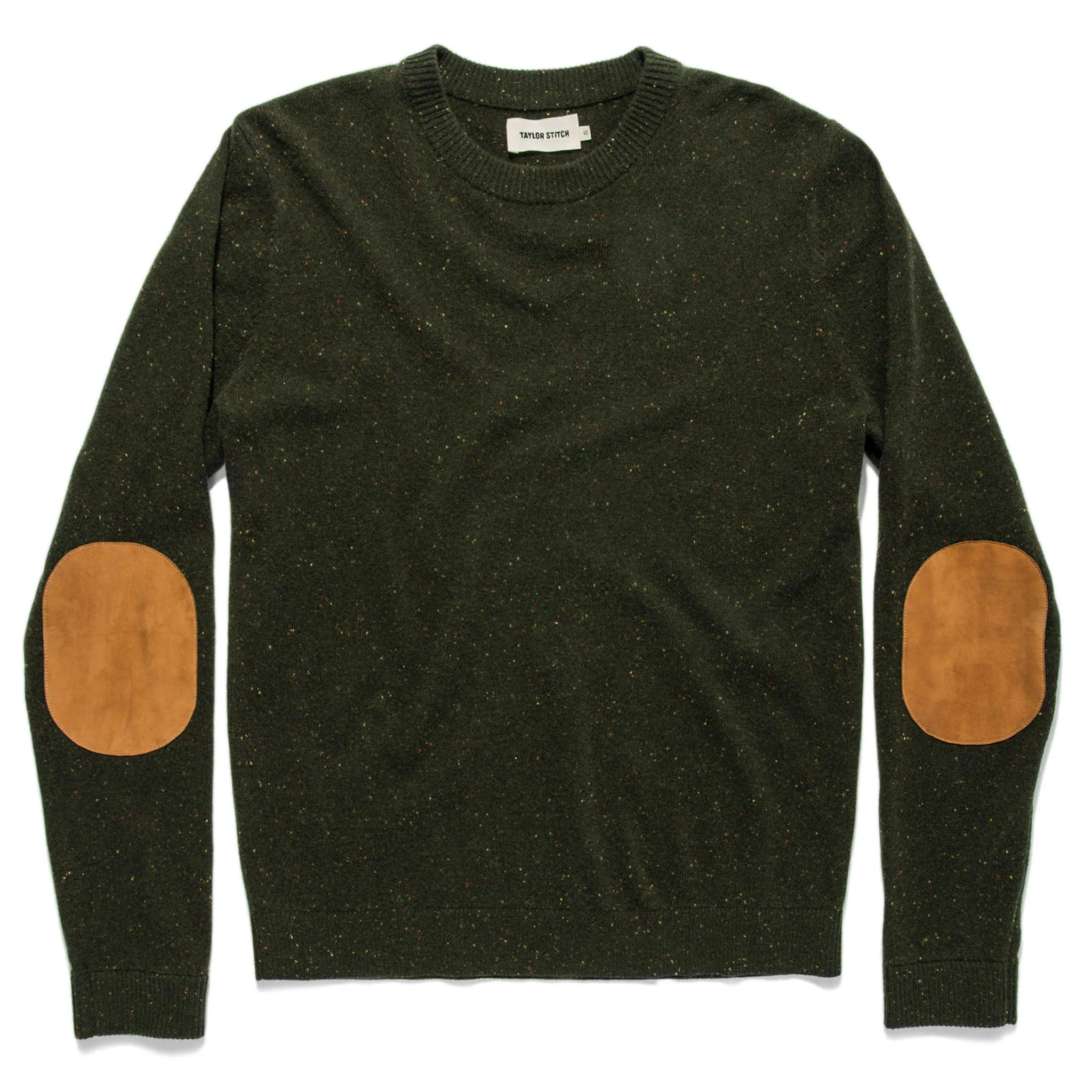 The Hardtack Sweater in Olive Cashmere Donegal