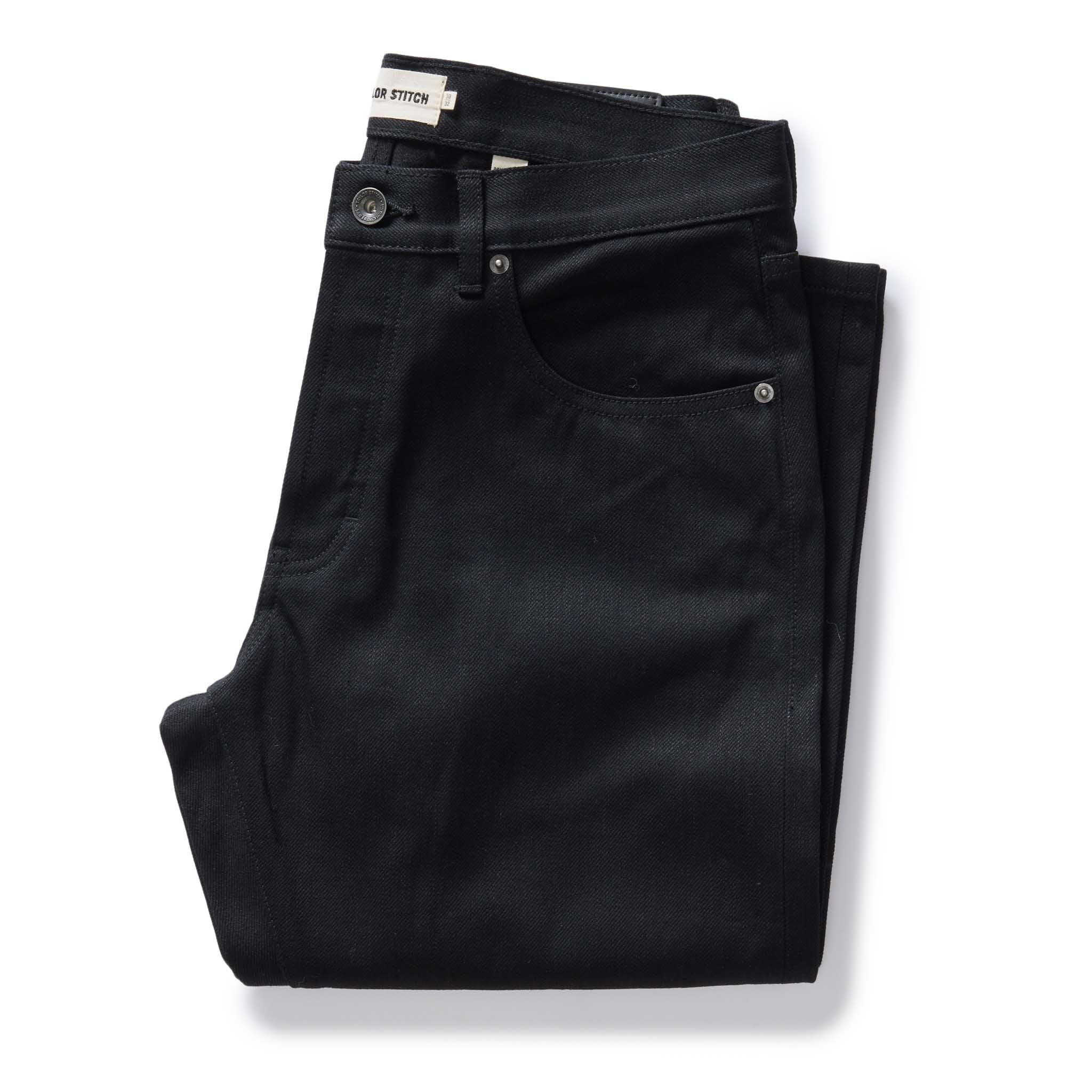 The Democratic Jean in Rigid Black Organic Selvedge