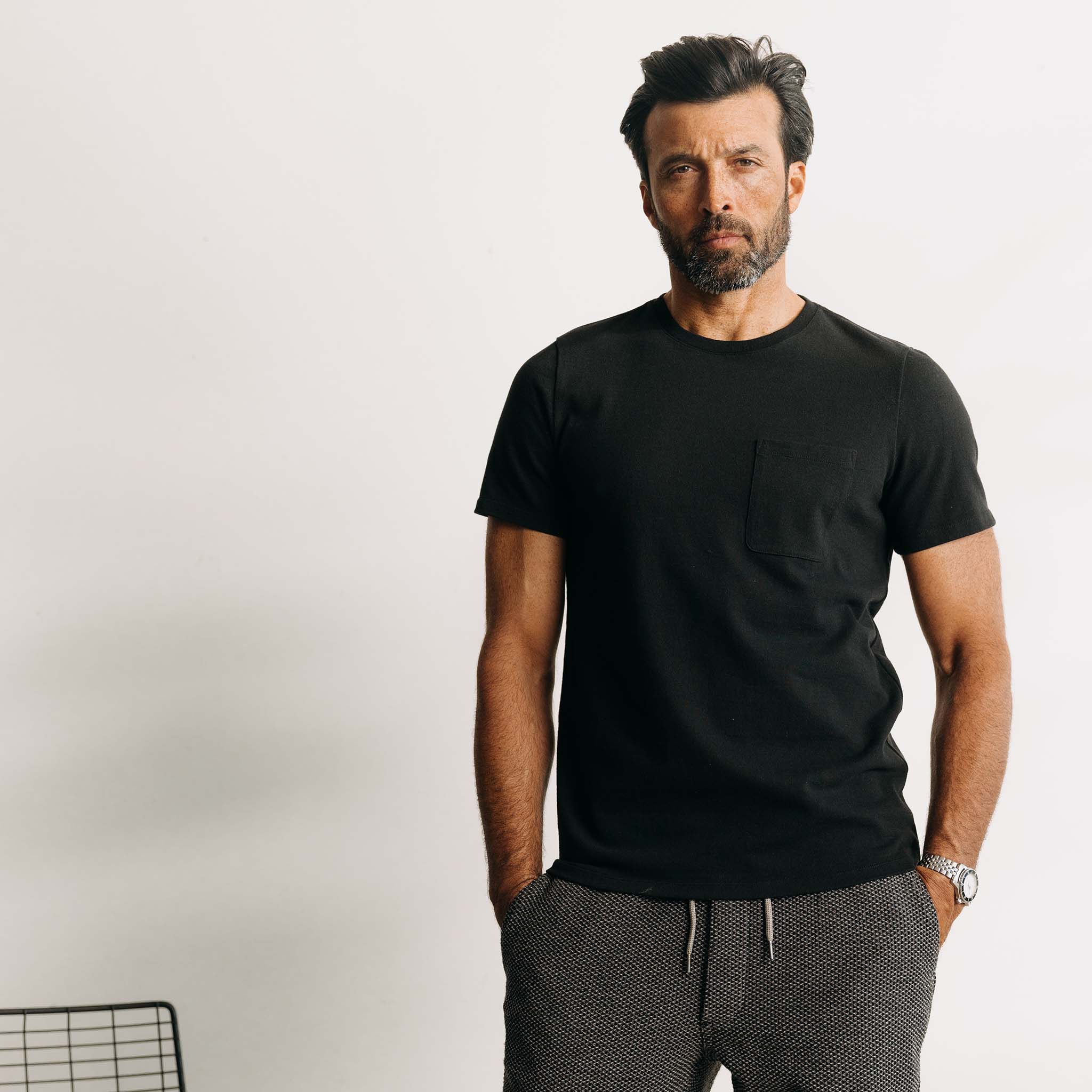 The Heavy Bag Tee in Black