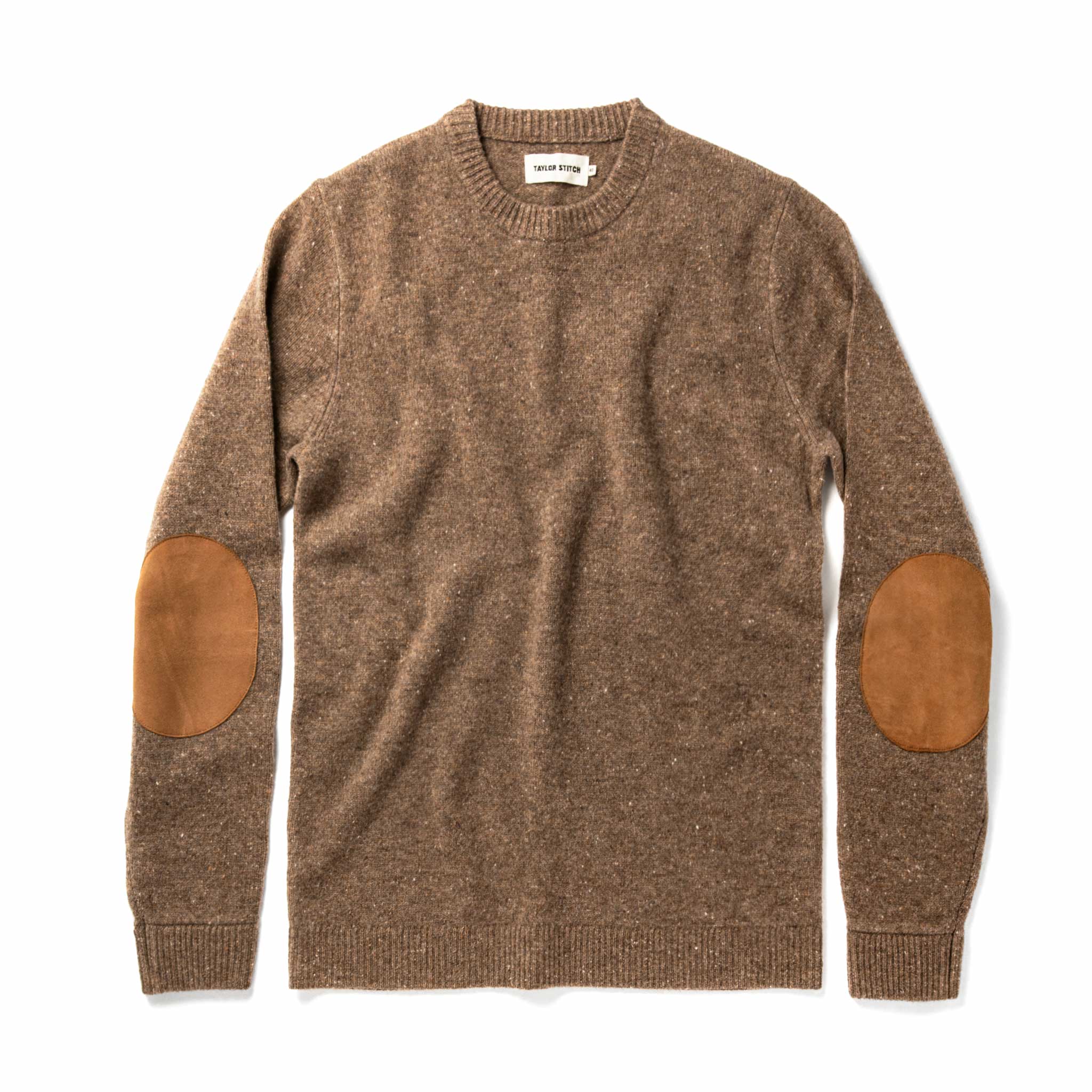 The Hardtack Sweater in Oak Donegal