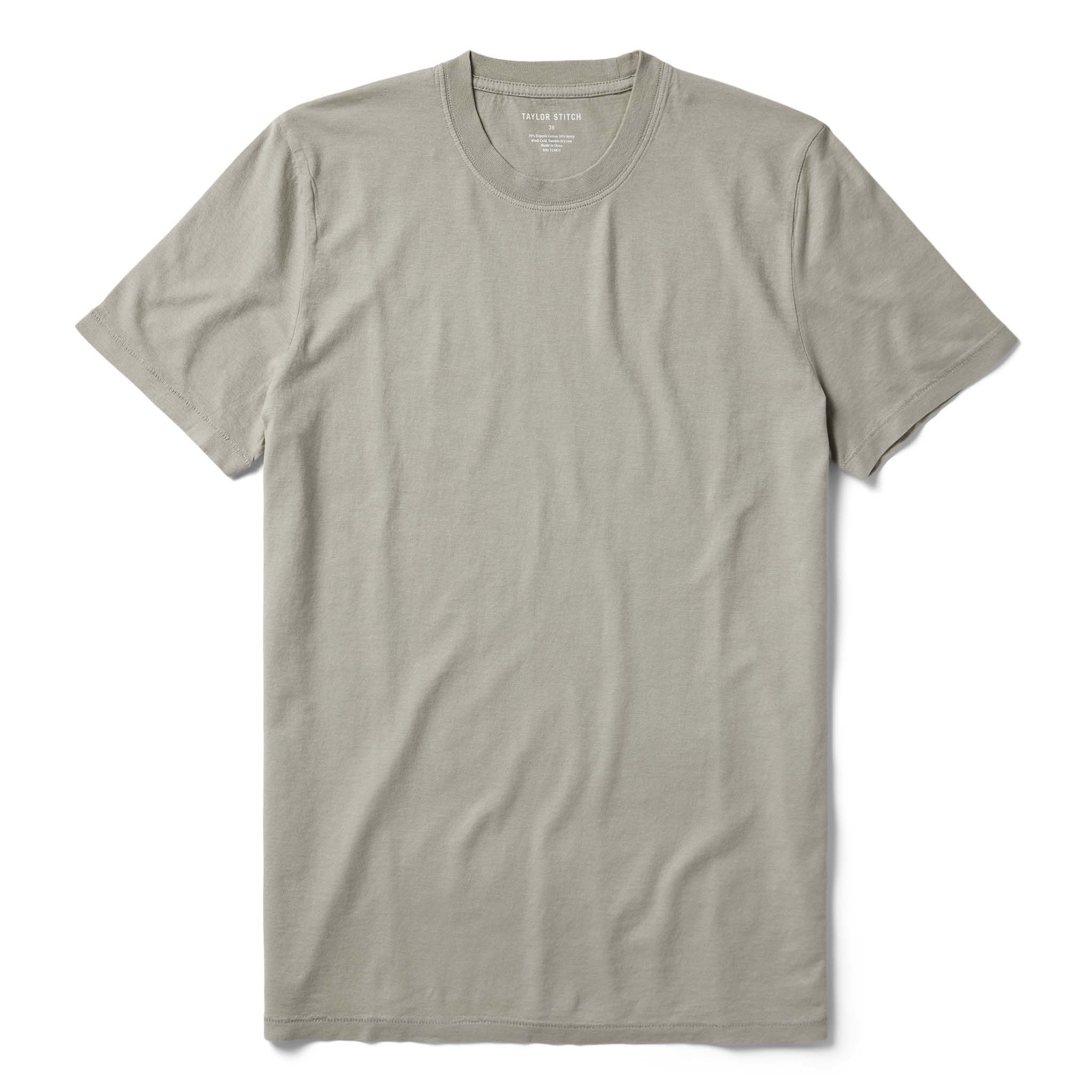 The Cotton Hemp Tee in Sagebrush