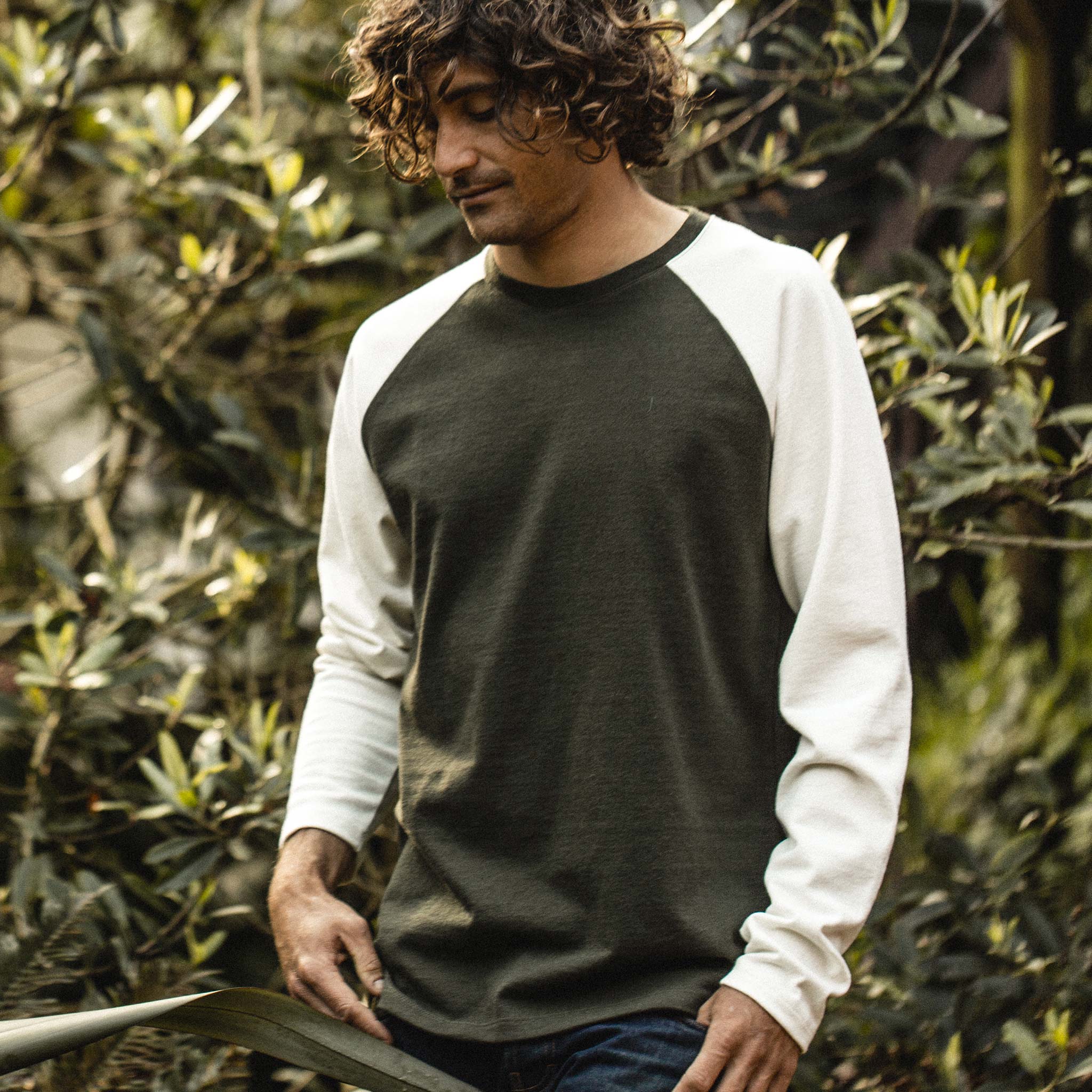 The Heavy Bag Baseball Tee in Cypress